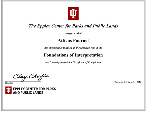 Foundations of Interpretation certification